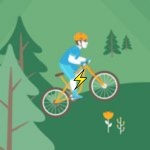 E-bike trail riding
